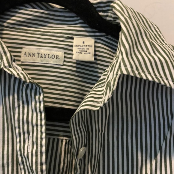 Black and white stripe button down - Picture 2 of 2